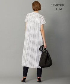 ICB 【WEB限定・洗える】 バンドカラーワンピース