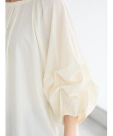 CRAFT STANDARD BOUTIQUE ピンタックホイップスリーブブラウス