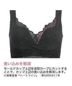 BRADELIS New York 【BRADELIS Me / ノンワイヤー・バストアップ】レーシィオールインワンブラ 日中も就寝時も快適に補正するブラ