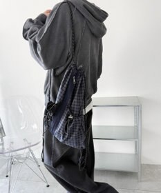 WEGO 【ユニセックス着用ITEM】センターzipナップサック