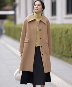 組曲 ウールモッサステンカラー コート