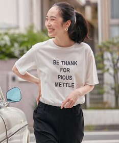 ANY L 【接触冷感/UVケア】アソートロゴ半袖Tシャツ