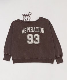 WEGO 【25年秋冬新作】2WAYグラフィックワンショルBIGスウェット