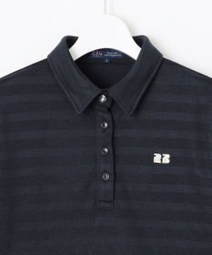 23区GOLF 【WOMEN】ブライトボーダー ポロシャツ 着回し力抜群 1枚で大活躍 高品質 1枚でも◎