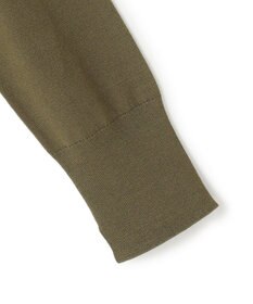 BEIGE， WILLOW / アシンメトリーレースクルーネックニット