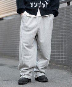 WEGO 【ユニセックス着用ITEM/ウエストゴム】スウィッチングスウェットパンツ