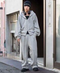 WEGO 【ユニセックス着用ITEM/ウエストゴム】スウィッチングスウェットパンツ