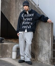 WEGO 【ユニセックス着用ITEM/ウエストゴム】スウィッチングスウェットパンツ