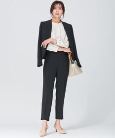 23区 トリアセダブルジョーゼット パンツ