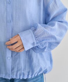 Green Parks 裾ドロストシアーシャツ