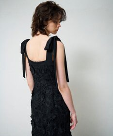 GRACE CONTINENTAL ケミカルフラワーレースワンピース