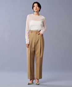 uncrave トリコットシフォン クルーネック カットソー（uncrave STANDARD）