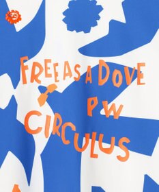 PW CIRCULUS 【WOMEN】ＤＯＶＥ柄モックネック ゴルフウェア レディース