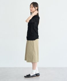 earth music&ecology フロッキーチュールカーディガン