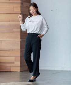 ANY 【ウエストゴム/ストレッチ/裏起毛】シークレットウォーム　テーパードパンツ