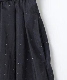 ANY SIS 【洗える】モノトーンドットジャカード スカート