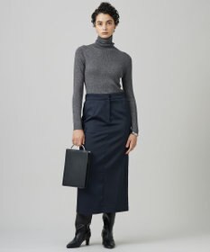 ICB 【CLASSY.1月号掲載・新色追加・洗える】エクストラファインメリノ タートルネックプルオーバー