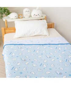 Mother garden しろたん クール シングルケット 《のんびり柄》リバーシブル