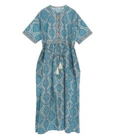 CRAFT STANDARD BOUTIQUE インド綿アラベスク柄ワンピース
