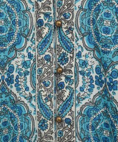 CRAFT STANDARD BOUTIQUE インド綿アラベスク柄ワンピース