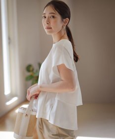 組曲 バックフリル カットソー