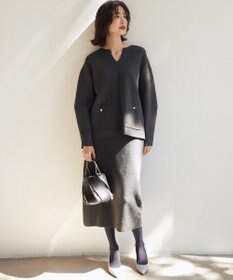 組曲 S 【加藤ローサさん着用】スムースストレッチニットアップ