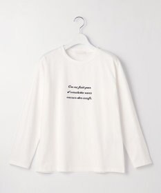 自由区 【洗える】長袖ロゴ Tシャツ