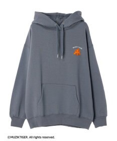 Green Parks ムジークタイガー／裏起毛刺しゅうフーディー