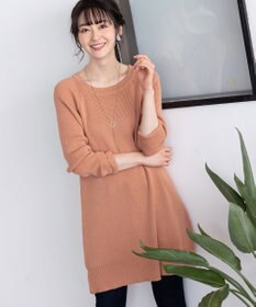 Tiaclasse L 【洗える】リラックス感のあるラグランスリーブニット