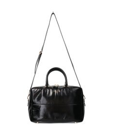 INTER-CHAUSSURES 【CHRISTIAN VILLA】ボックスシルエットレザーハンドバッグ