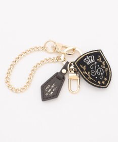 J.PRESS LADIES 【本革・2way】ワッペン バッグ チャーム