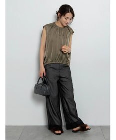 Te chichi サテンサイドリボンブラウス