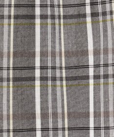 J.PRESS LADIES L 【洗える】シアーストライプ＆チェック ブラウスライク カットソー