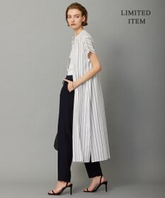 ICB 【WEB限定・洗える】 バンドカラーワンピース