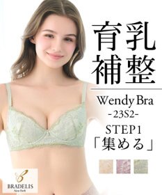BRADELIS New York 【BRADELIS New York】ウェンディステップ１ブラ23S2 ふんわり包んで土台を作る育乳補整ブラ