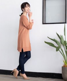 Tiaclasse L 【洗える】リラックス感のあるラグランスリーブニット