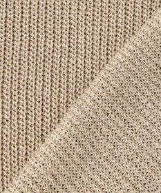 自由区 L リネンミドルゲージプルオーバー ニット