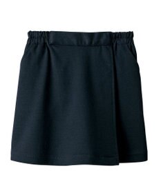 MIKI HOUSE HOT BISCUITS 【ミキハウス】【100-130cm】 綿素材の巻きスカート風キュロットスカート