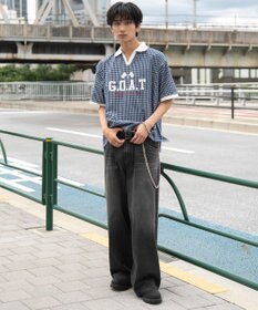 WEGO 【ユニセックス着用ITEM】チェックゲームシャツ