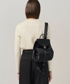 ICB LIMONTA ナイロン フラップ型リュック ブラック系