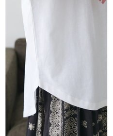 CRAFT STANDARD BOUTIQUE シルケット天竺　ロゴＰＴ裾ラウンドチュニックＳ／Ｓ