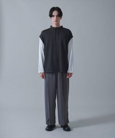 WEGO フェイクレイヤードモックネックベストT（LS）