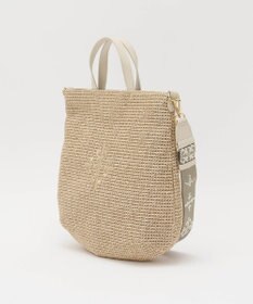 russet スリム2WAYトートバッグ <ナイロンラフィア>(CE-1717-WEB)