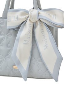 Maison de FLEUR EC限定スカーフ付リボンキルティングバッグ