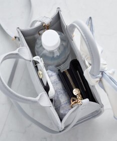 Maison de FLEUR EC限定スカーフ付リボンキルティングバッグ