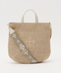 russet スリム2WAYトートバッグ <ナイロンラフィア>(CE-1717-WEB)