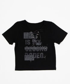 WEGO レースアップグランジロゴT