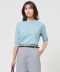 J.PRESS LADIES BASIC HT COTTON クルーネック ニット