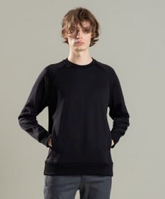 JOSEPH HOMME コットンナイロンテリー　クルーネックスウェット