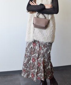 INTER-CHAUSSURES 【LORISTELLA】チェーンストラップレザーミニバッグ